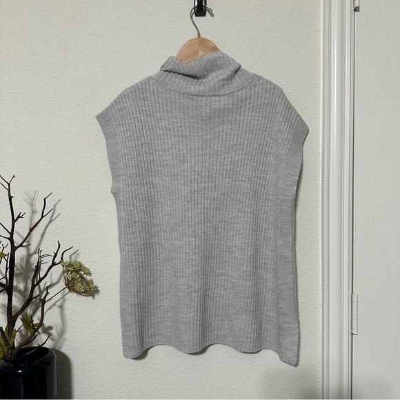 NWT Eileen Fisher Merino Turtleneck Top in Regenerative Wool - Picture 9 of 9